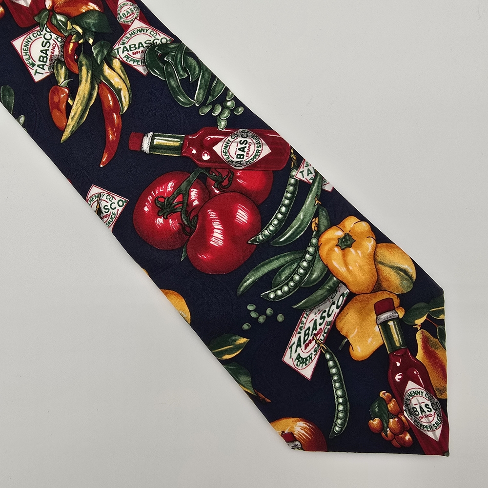 VTG Tabasco Peppers Men's Silk Tie 4x58